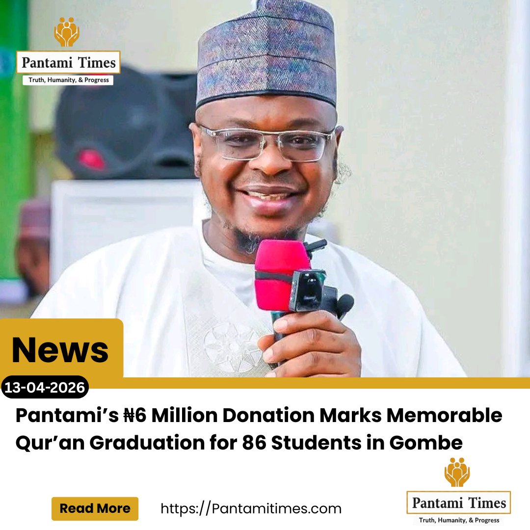 The ceremony took on added significance when Professor Pantami announced a donation of ₦6,000,000 in support of Qur’anic education. Of the amount, ₦5,000,000 was given to the school, while ₦1,000,000 was shared among the students.

Read more at: pantamitimes.com/WC7BTolbO9U9/pt