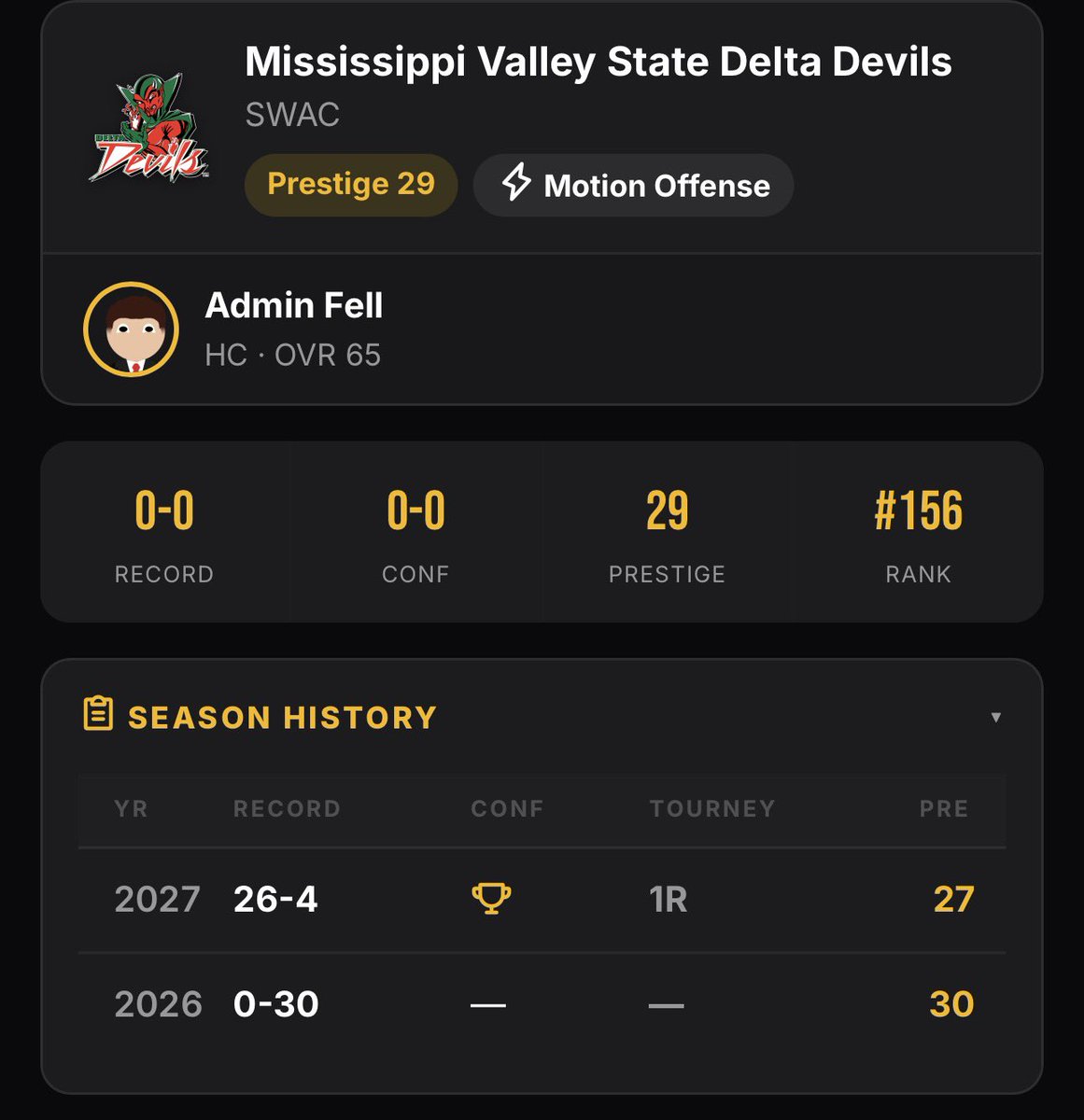 Delta Devils Men’s Basketball (Unofficial) tweet media