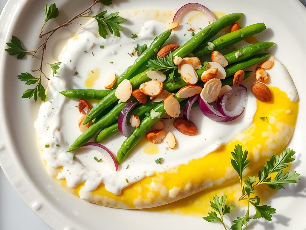 Ibrahim60527521's tweet image. 🥗 Salad: Persian-Style Green Bean and Almond Salad with Saffron Yogurt

#dailymenu #recipe #cooking #foodie #homemade #foodlover

dailymenuforall.com