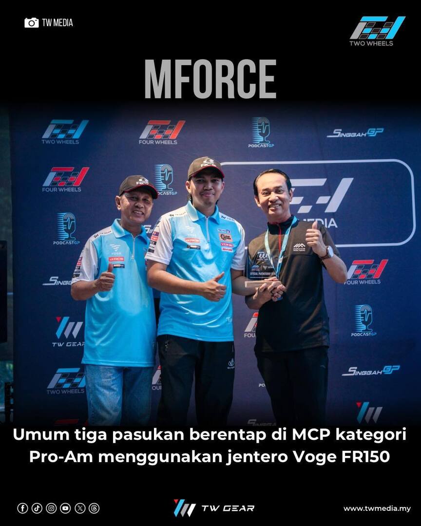 Kejuaraan Malaysian Cub Prix (MCP) musim 2026 bagi kategori Pro-Am bakal menyaksikan persaingan lebih sengit apabila tiga pasukan tempatan disahkan menggunakan jentera VOGE FR150, sebuah model yang semakin mendapat perhatian hasil prestasi memberangsangk… instagr.am/p/DXD6BgTkeT_/