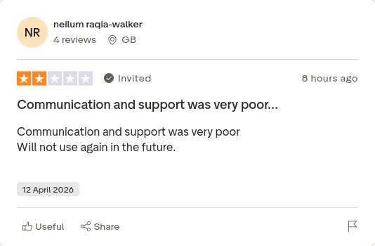 or_rhea's tweet image. neilum raqia-walker gave Purplebricks 2 stars via @Trustpilot trstp.lt/lx8Hta2wjK #CONmisery #NoBull #ownit