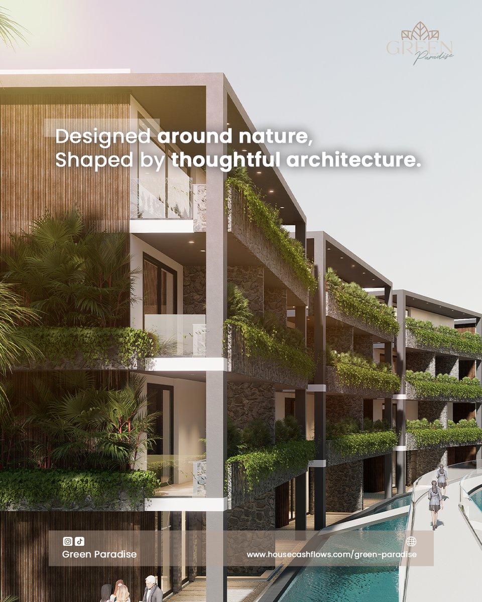 HCF_Property's tweet image. What is Green Paradise, really? 🌿

Not a place — a way of building.
Nature-first. Thoughtfully designed. Built to endure.
Now in Albania, Indonesia, and Thailand.

Build your legacy: support@housecashflows.com

#GreenParadise
#BuildYourLegacy
#RealEstate
#GlobalLiving