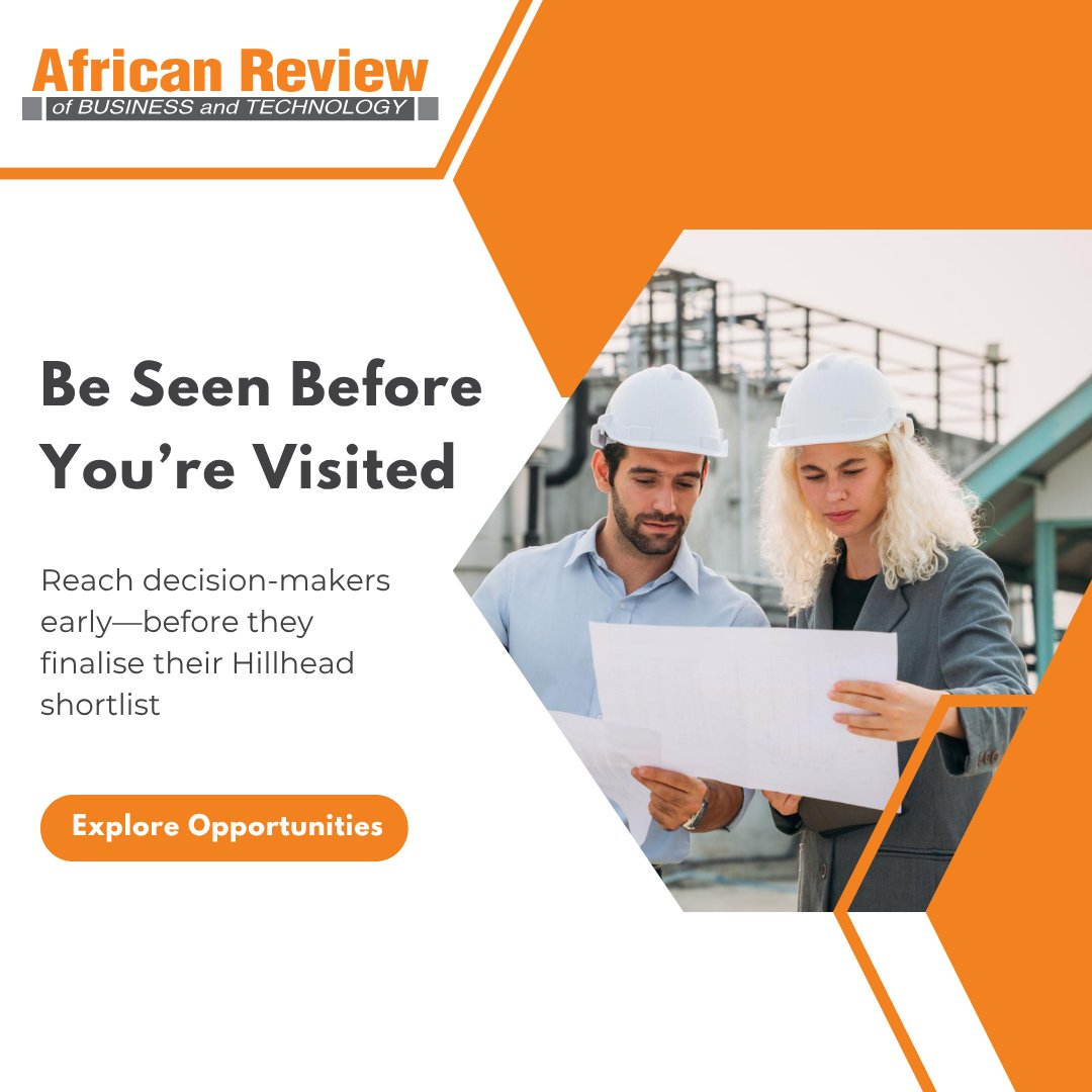 AfricanReview's tweet image. Before #Hillhead2026 starts, many attendees have already chosen who to visit.

Reach construction, mining &amp;amp; quarrying decision-makers across Africa early with African Review.

Learn more: zurl.co/qBV13 

#Hillhead2026 #ConstructionIndustry #MiningIndustry #B2BMarketing