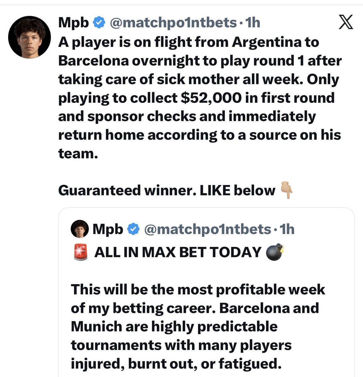 Cappers VIP Leaked Daily !! tweet media