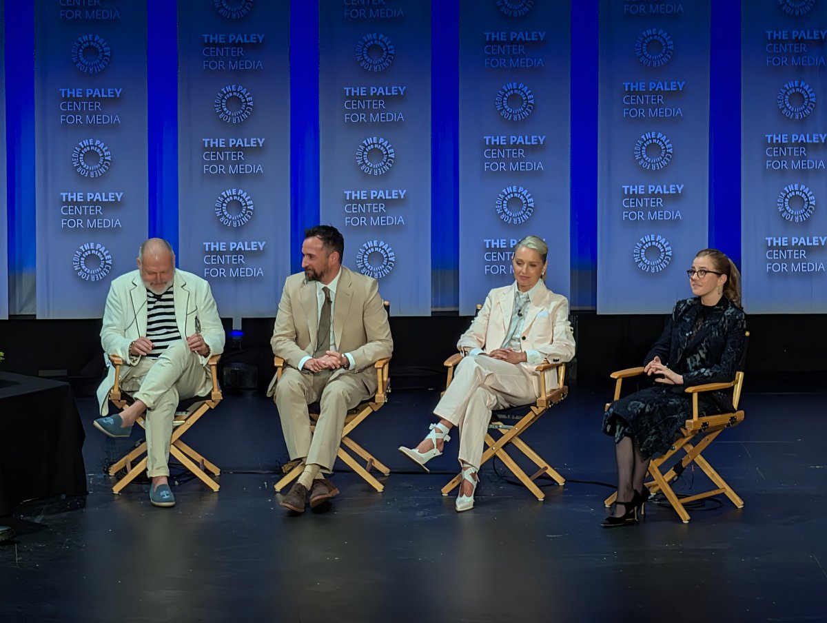 fumanstan's tweet photo. #ThePitt twitter is crazy because here I am enjoying the panel at #Paleyfest and so locked in at the season finale screening (it ruled and can't wait to watch it again) but you still get people making up their own stories about the actors/characters to sift through. https://t.co/JSltPQ0esI