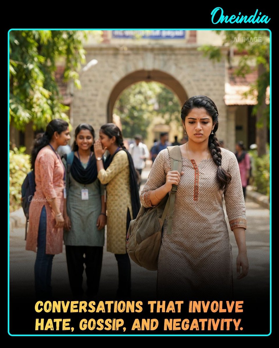 Oneindia's tweet image. Walk away from what drains you, disrespects you, or holds you back. Growth begins where comfort ends.

#LifeLessons #WalkAway #SelfRespect #OI