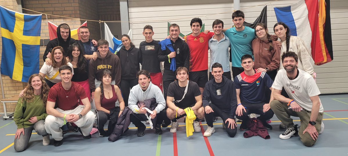 UCAM_CAFD's tweet image. 🌍 Experiencia internacional para nuestros alumnos de CAFD UCAM

Participaron en un BIP en Windesheim 🇳🇱 sobre: 🏅 Deporte comunitario 🎯 Enseñanza en EF 👥 Dinámica de grupos
📅 16–20 marzo + formación online previa
#ErasmusPlus #Movilidad #CAFD