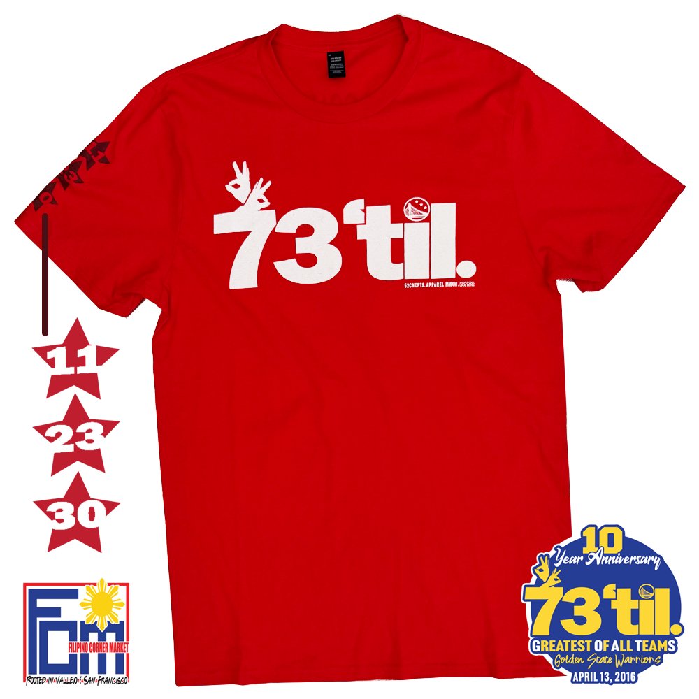 FCMBayArea's tweet photo. NOW AVAILABLE! 73 'til TEE

April 13, 2016... the Warriors set a new NBA Record! Now you can purchase the hottest tee from 2016 one more time! Limited Sizes available. Ready to Ship!

https://t.co/525tNcHjla https://t.co/Yz6h8zzLXN