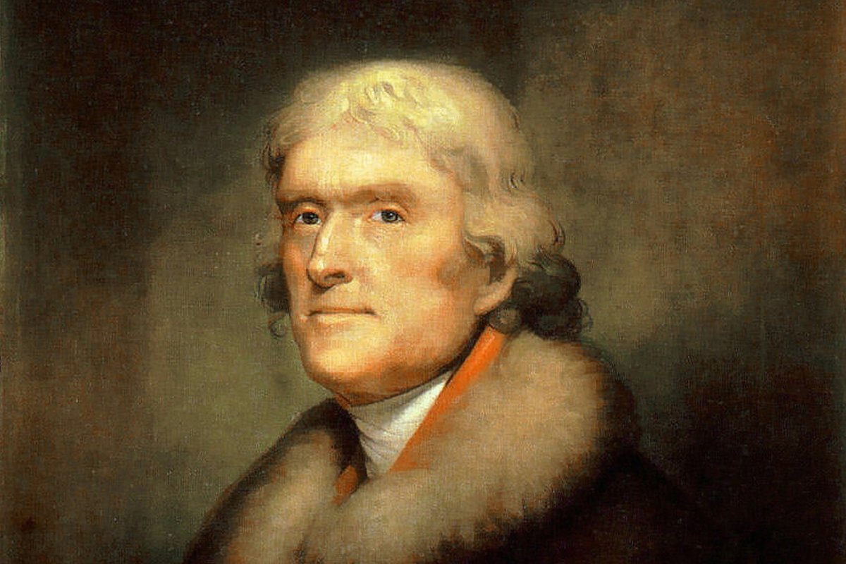 mariobianchi18's tweet image. Il #13aprile 1743 nasceva #ThomasJefferson. 3° Presidente Usa, tra i padri fondatori. Sostenne la ribellione delle colonie americane contro la Gran Bretagna, redasse la Dichiarazione d'indipendenza. Governatore della Virginia favorì la colonizzazione dei territori dell'Ovest.