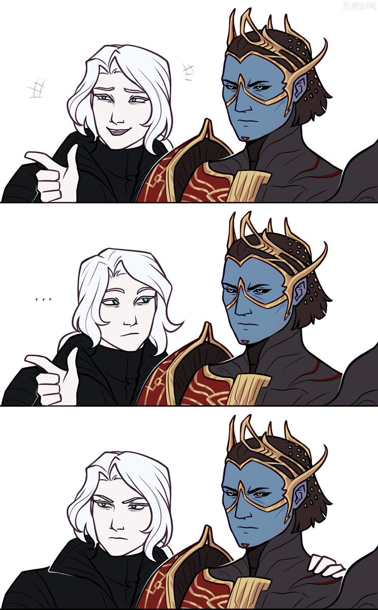 Remedyne's tweet image. I made myself two versions
#warframefanart #tennocreate