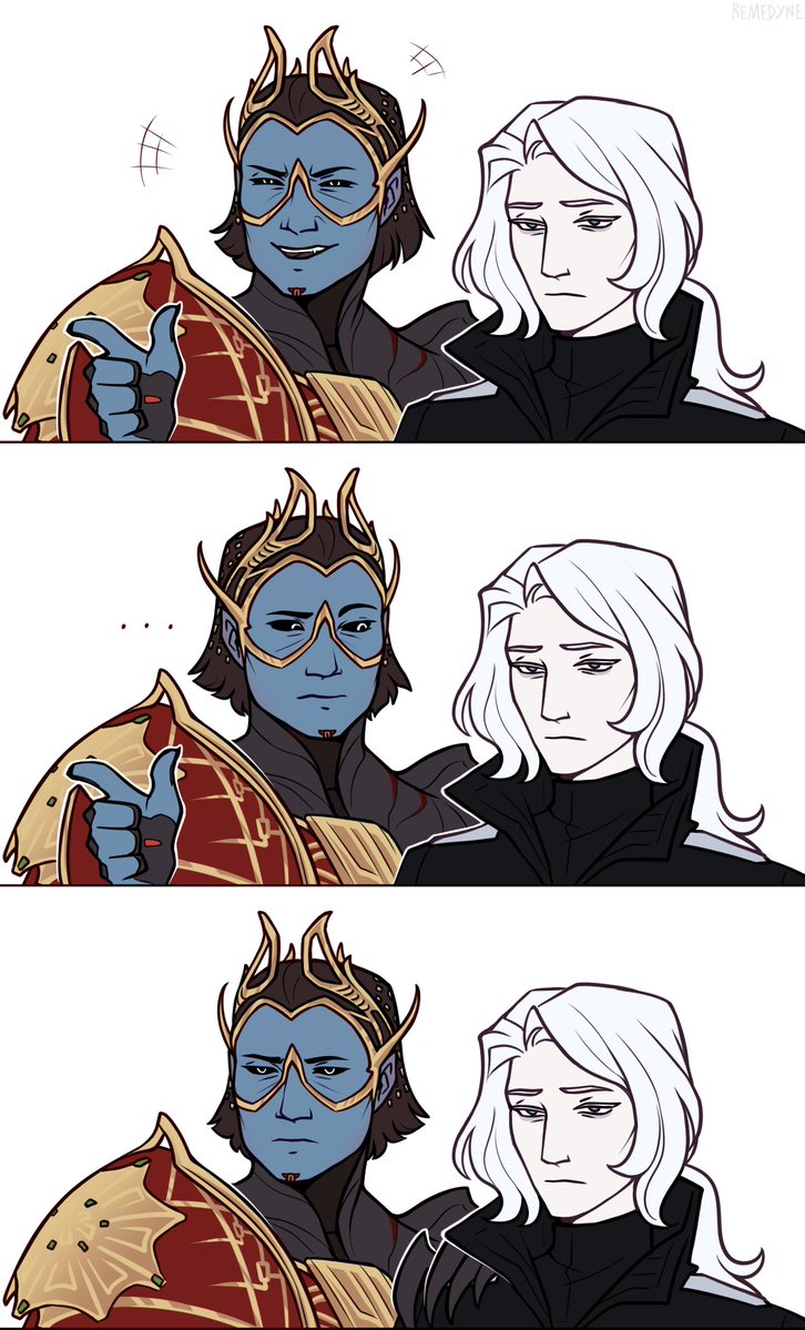 Remedyne's tweet image. I made myself two versions
#warframefanart #tennocreate