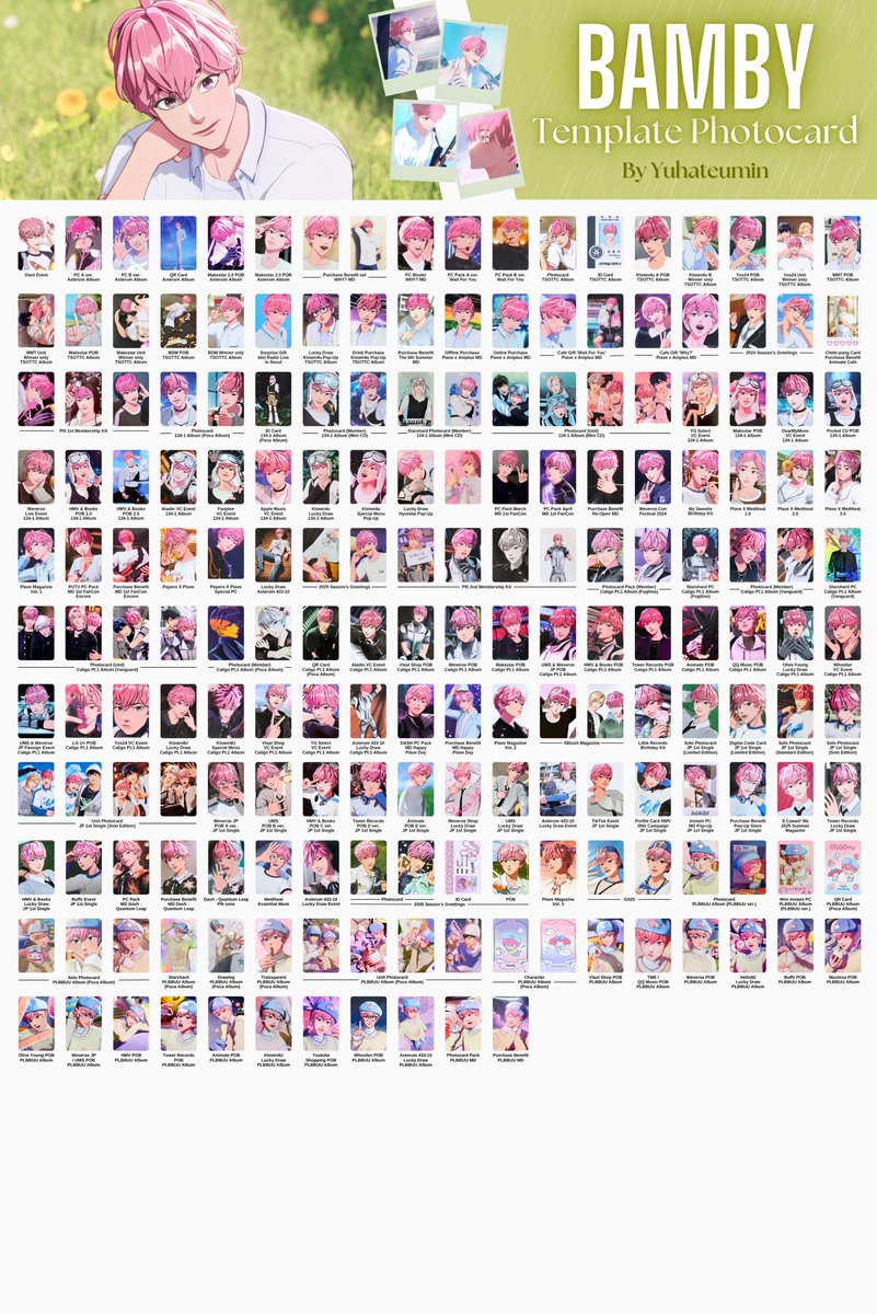 yuhateumin's tweet photo. PLAVE ALL PHOTOCARD TEMPLATE!

Update : 13/04/2026
HQ ver. : https://t.co/pajqTgNsFq 

Part 2 : Bamby, Eunho, Hamin

# yejun noah bamby eunho hamin pc list preview 예준 노아 밤비 은호 하민 플레이브 포카 리스트 템플릿 포토카드 https://t.co/Q5oKtuqReh