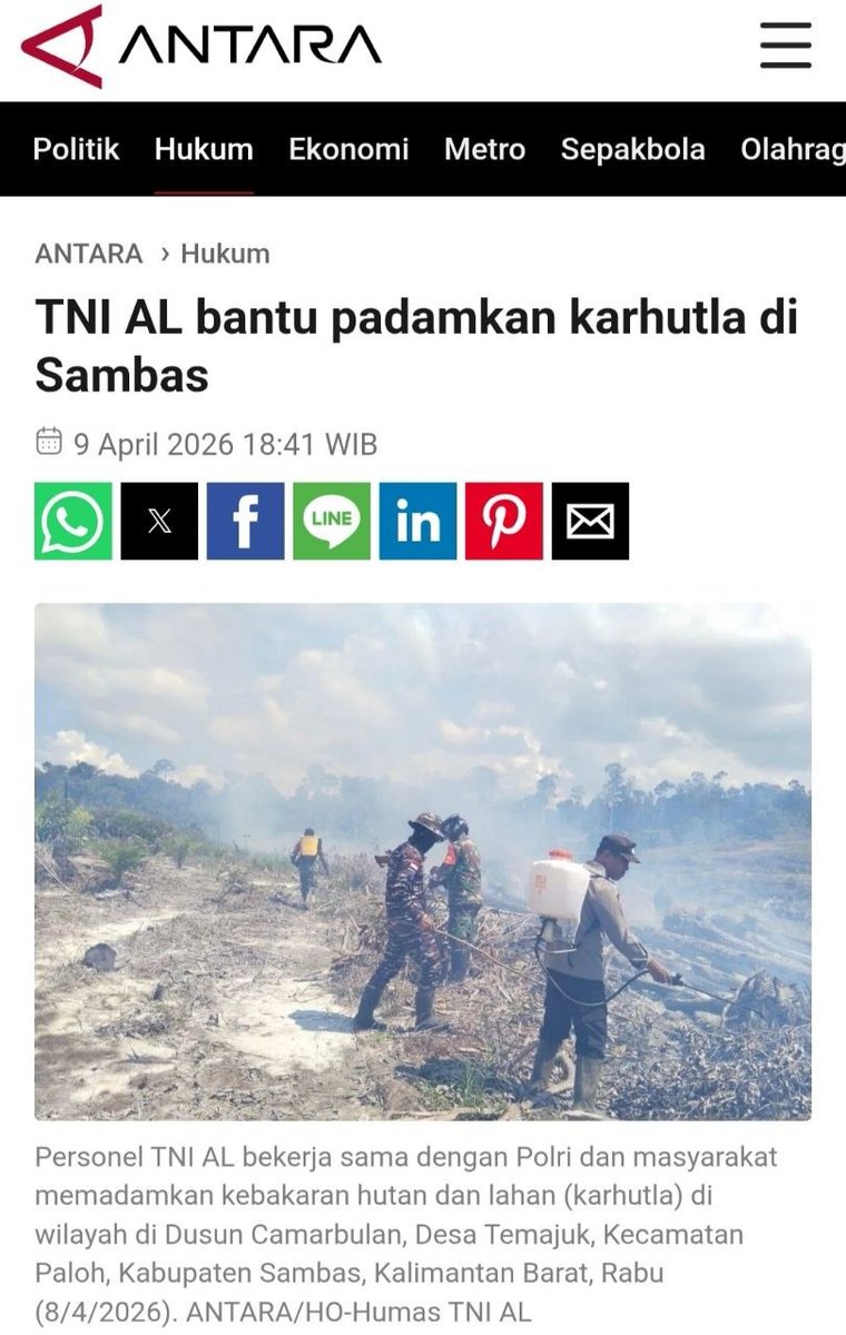KokoiHamdan's tweet photo. Sob, TNI Kita menjadi penganyam ketentraman saat masyarakat gelisah. Hadir sbg bukti cinta tanah air yang tak pernah lapuk.

Sigap Utamakan Rakyat https://t.co/9UhLJwhdL5