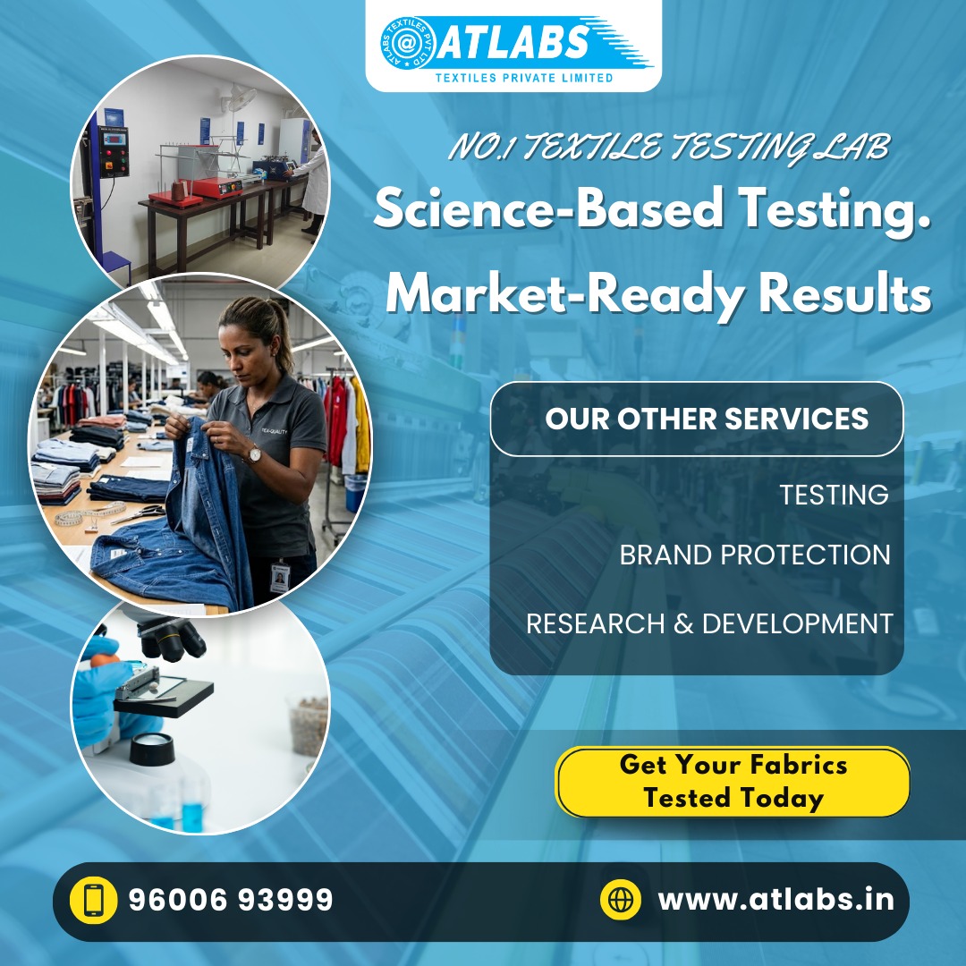 AtlabsTextiles's tweet image. Your fabric may look perfect…

But is it REALLY market-ready? 🤔

Test. Validate. Sell with confidence.

📞 96006 93999
👉 atlabs.in

#TextileTesting #QualityControl