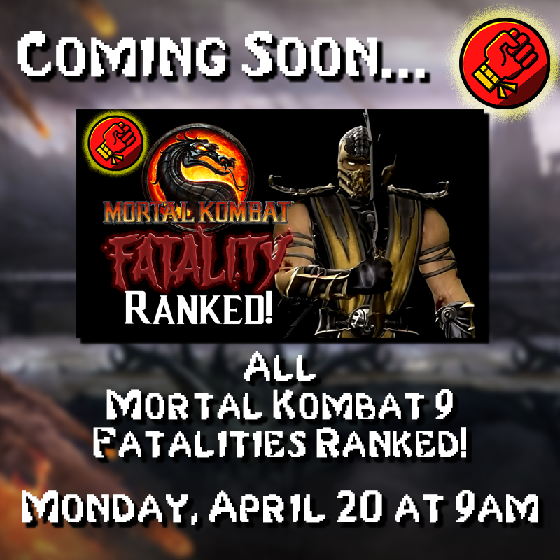 theNNPW's tweet image. To celebrate its 15th anniversary, we'll be ranking all 73 of Mortal Kombat 9's fatalities from the WORST to the BEST! I look forward to seeing you there next Monday, April 20, at 9 a.m. EDT!

#mortalkombat #MK9 #contentcreation #youtuber