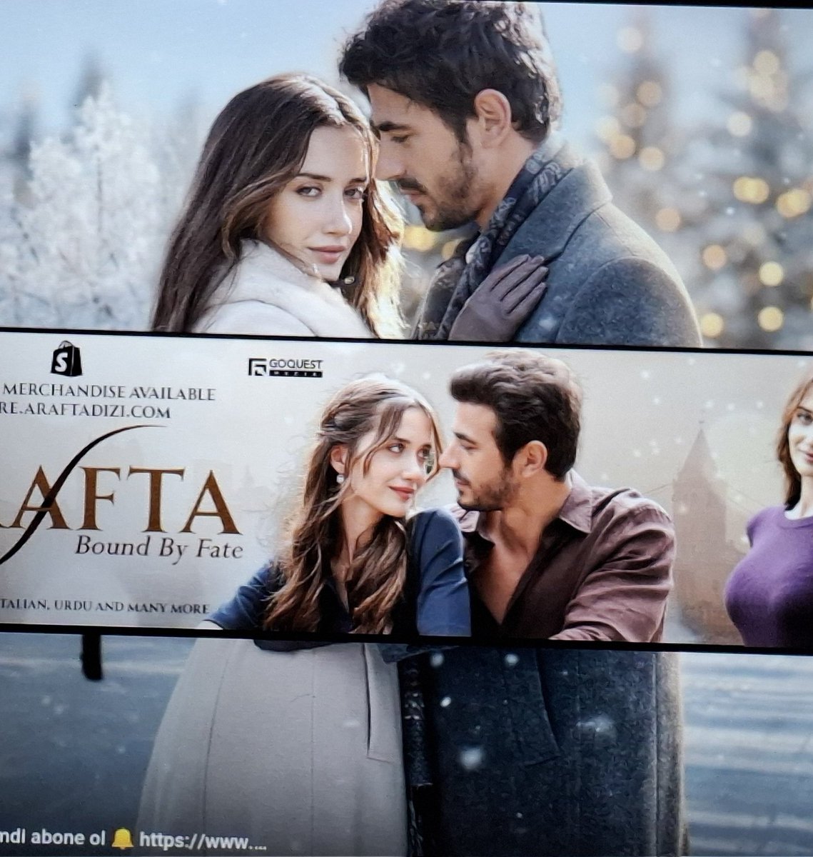 New pic posted by #arafta on youtube background is AI but pic is real. I tried to remove long arafra watermark as shown in pic 2.
Emin is wearing his own LV 🧣 both of them in winter clothes Yes we are getting Snow epis soon. I'm so excited.