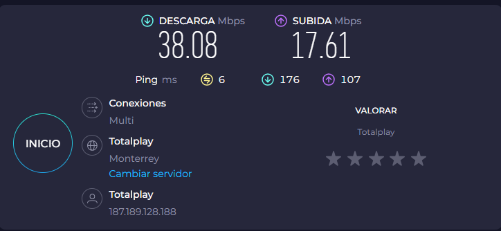 alherrera13's tweet photo. @totalplaymx bueno, esto era de esperarse. Pago 729 pesos por un buen internet y no me puedo conectar a la red 5G, y todavía peor, la velocidad de subida y bajada no coinciden con lo que estoy pagando. Ahora quien me podrá dar mejor internet? Mega? Infinitum? https://t.co/4C7x0Z3Ml6