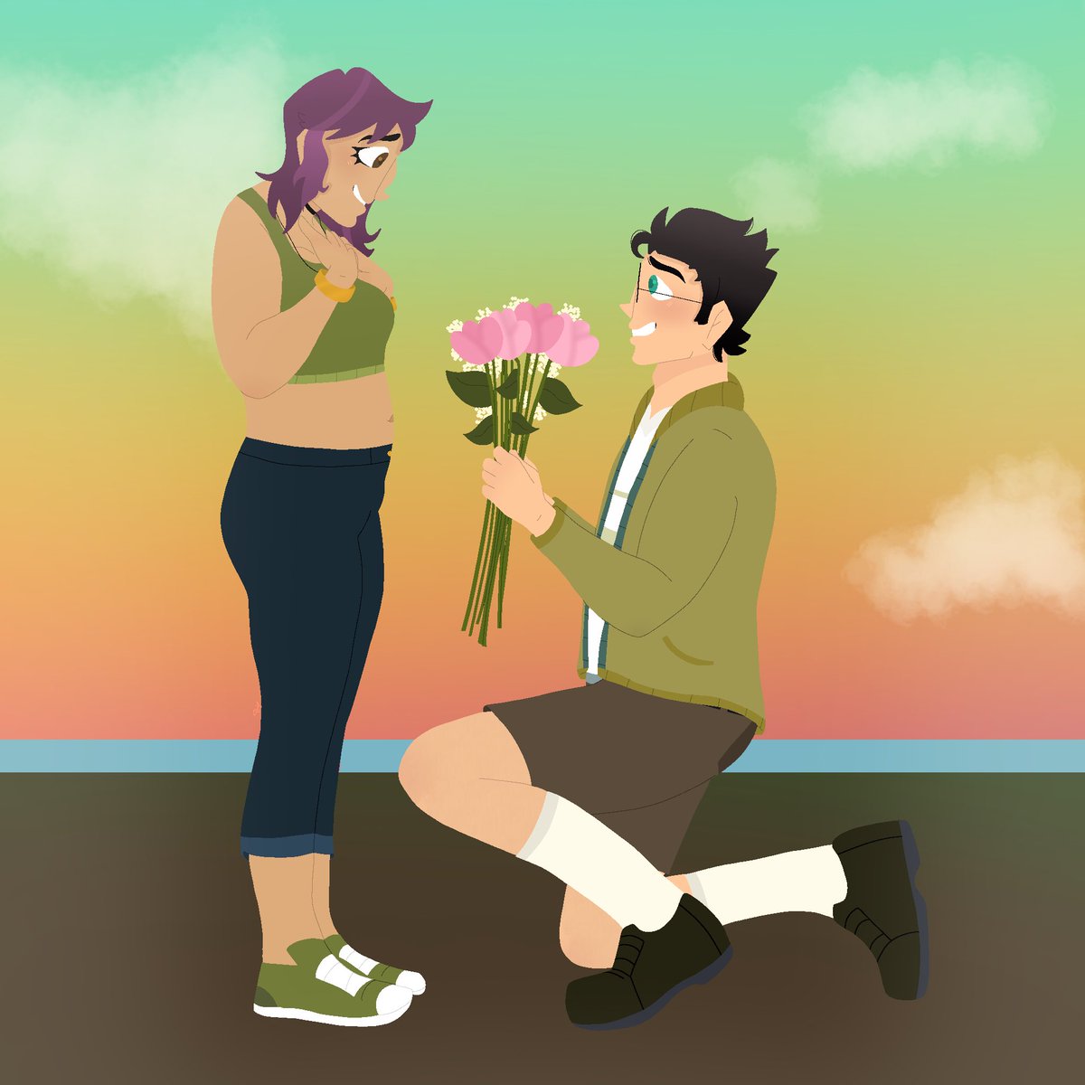 chuckecheesez's tweet image. A flower boy and his rose 🌹 

#spenrosa #disventurecamp #dctwt