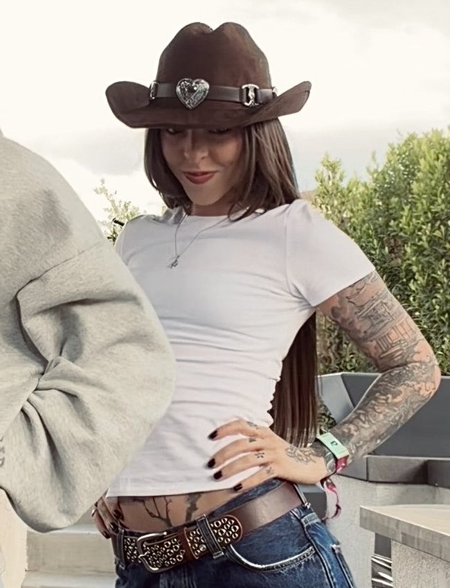 mikocurita's tweet photo. young miko in her cowgirl era https://t.co/GkMB9SGqmd