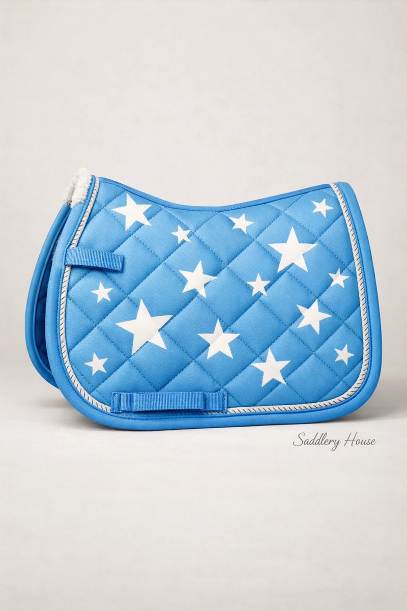 Saddleryhouseen's tweet image. Add magic to your stable with our Sky Blue Star Pattern Pony Pad! 🌟 Cute design meets 30+ years of manufacturing expertise. Durable &amp;amp; high-quality.

DM for inquiries. Bulk orders available.
saddleryhouse.world

#SaddleryHouse #PonyPad #Equestrian