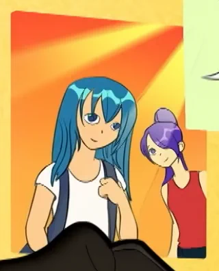 she LOVES lucky star