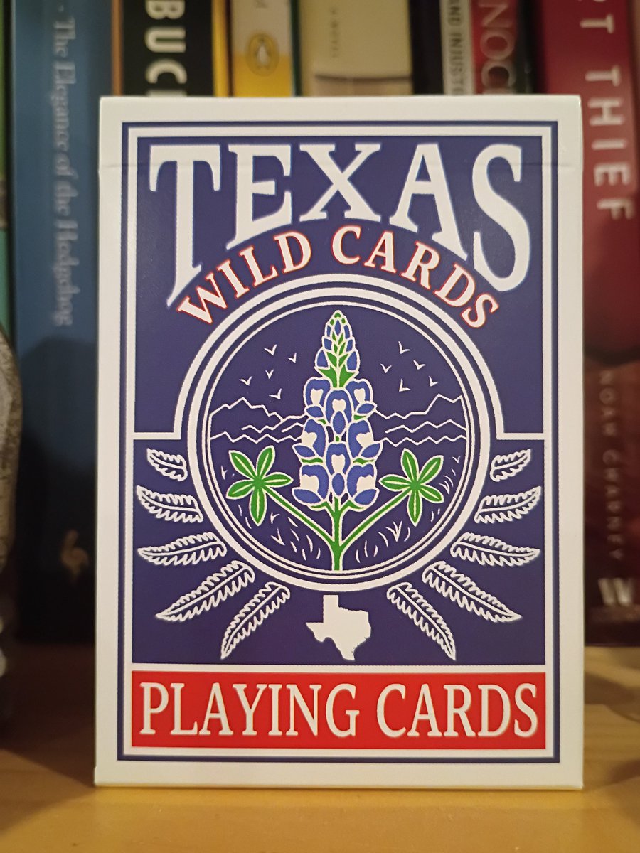 JenRobichaux's tweet image. Texas Wild Card playing cards are on sale right now. Sales tax is on the house at ClimbOnArt.com