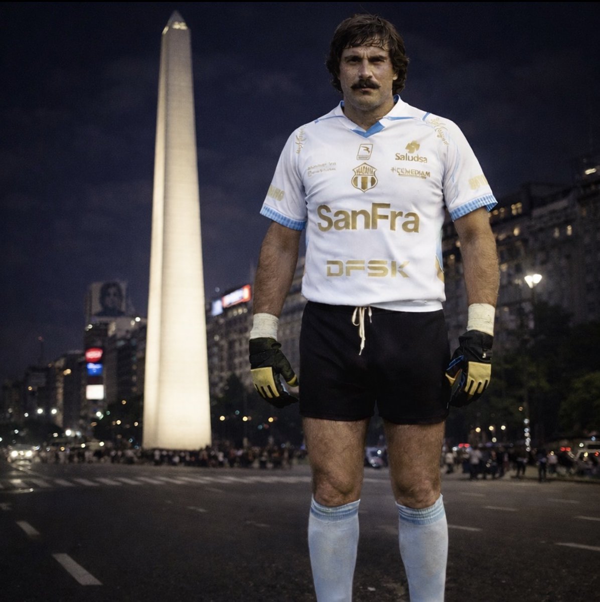 Preocupado, pero en el obelisco.