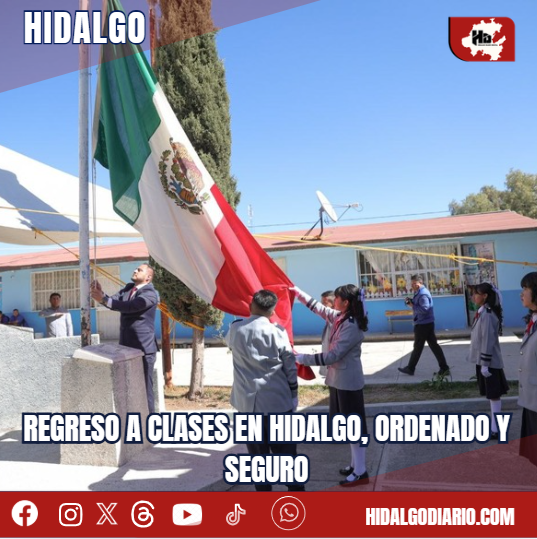 Regreso a clases en Hidalgo, ordenado y seguro hidalgodiario.com/2026/04/12/reg…