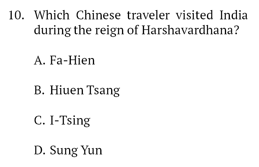 mbtupsc's tweet image. 𝐀𝐍𝐂𝐈𝐄𝐍𝐓 𝐇𝐈𝐒𝐓𝐎𝐑𝐘 𝐏𝐑𝐀𝐂𝐓𝐈𝐂𝐄 𝐐𝐔𝐄𝐒𝐓𝐈𝐎𝐍

Which Chinese traveler visited India during the reign of Harshavardhana?

#𝐔𝐏𝐒𝐂𝟐𝟎𝟐𝟔 #𝐂𝐀𝐏𝐅 #𝐍𝐃𝐀 #𝐂𝐈𝐒𝐅 #𝐂𝐃𝐒