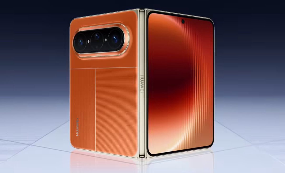 RocM301's tweet image. 行业首款横向阔折叠手机：华为 Pura X Max 正式亮相，4 月 20 日发布

华为 Pura X Max 采用偏直角边框设计，小屏是顶部居中挖孔摄像头，内部折叠大屏是右上角挖孔摄像头。根据博主 @数码闲聊站 爆料，行业首款横向阔折叠华为 Pura X Max 展开后屏幕 7.6