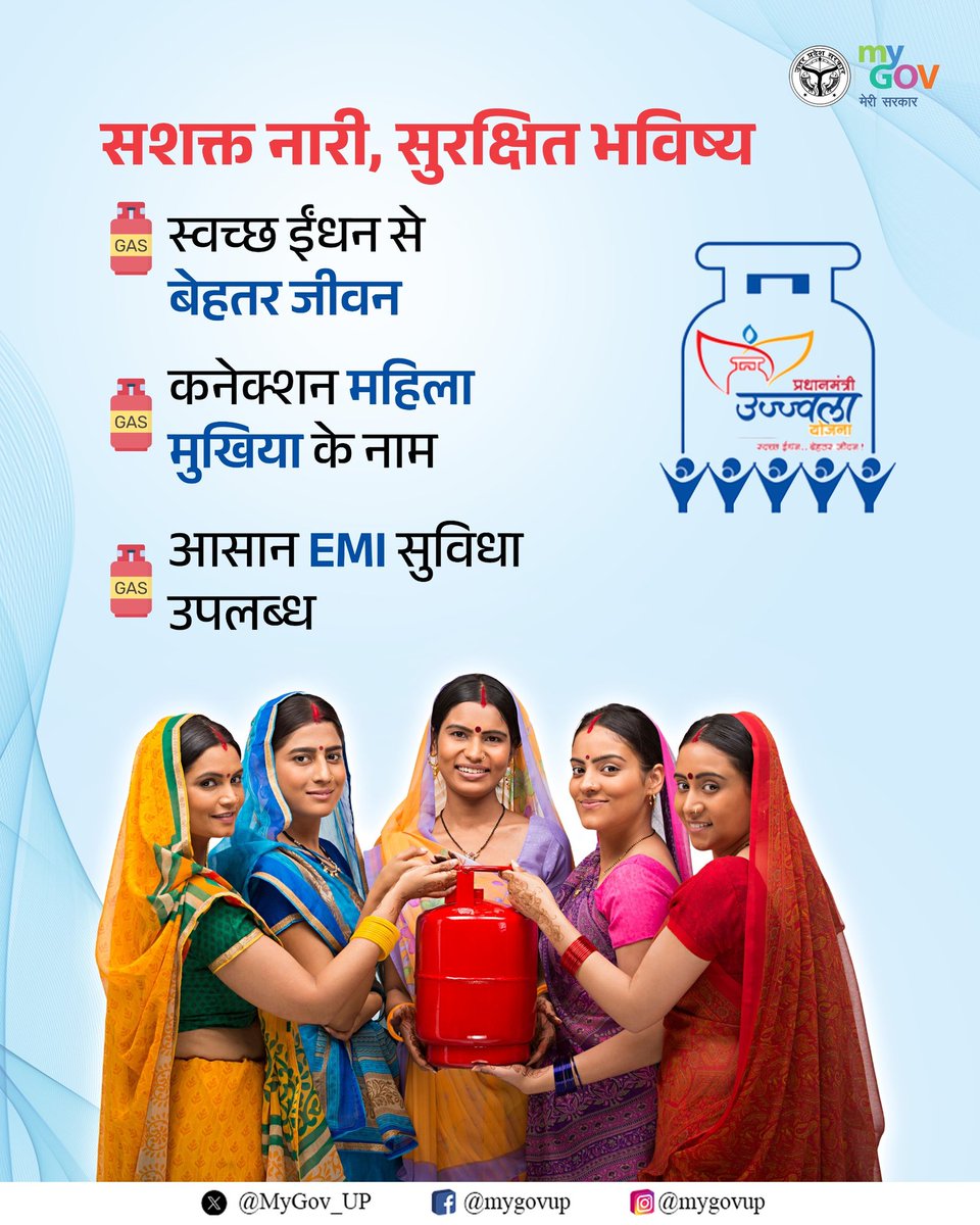 धुएं से छुटकारा, जीवन में उजियारा!

डबल इंजन सरकार के समन्वित प्रयासों से उत्तर प्रदेश में 1.86 करोड़ से अधिक परिवारों को स्वच्छ ईंधन उपलब्ध हुआ है। प्रधानमंत्री उज्ज्वला योजना के माध्यम से रसोई के धुएं से मुक्ति मिली है, जिससे महिलाओं के स्वास्थ्य, सम्मान एवं जीवन स्तर में