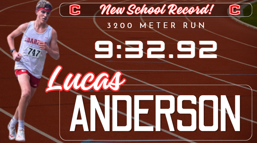 COfRed2's tweet photo. On Saturday at the Eastern Iowa Track Meet at Iowa City West High School, Junior Lucas Anderson set a new school record in the 3200 meter run.
Anderson's time of 9:32.92 eclipsed the old mark of 9:38.28 set back in 1986 by Dave Halferty, a record that STOOD 40 YEARS! https://t.co/1Mxct6HnjM