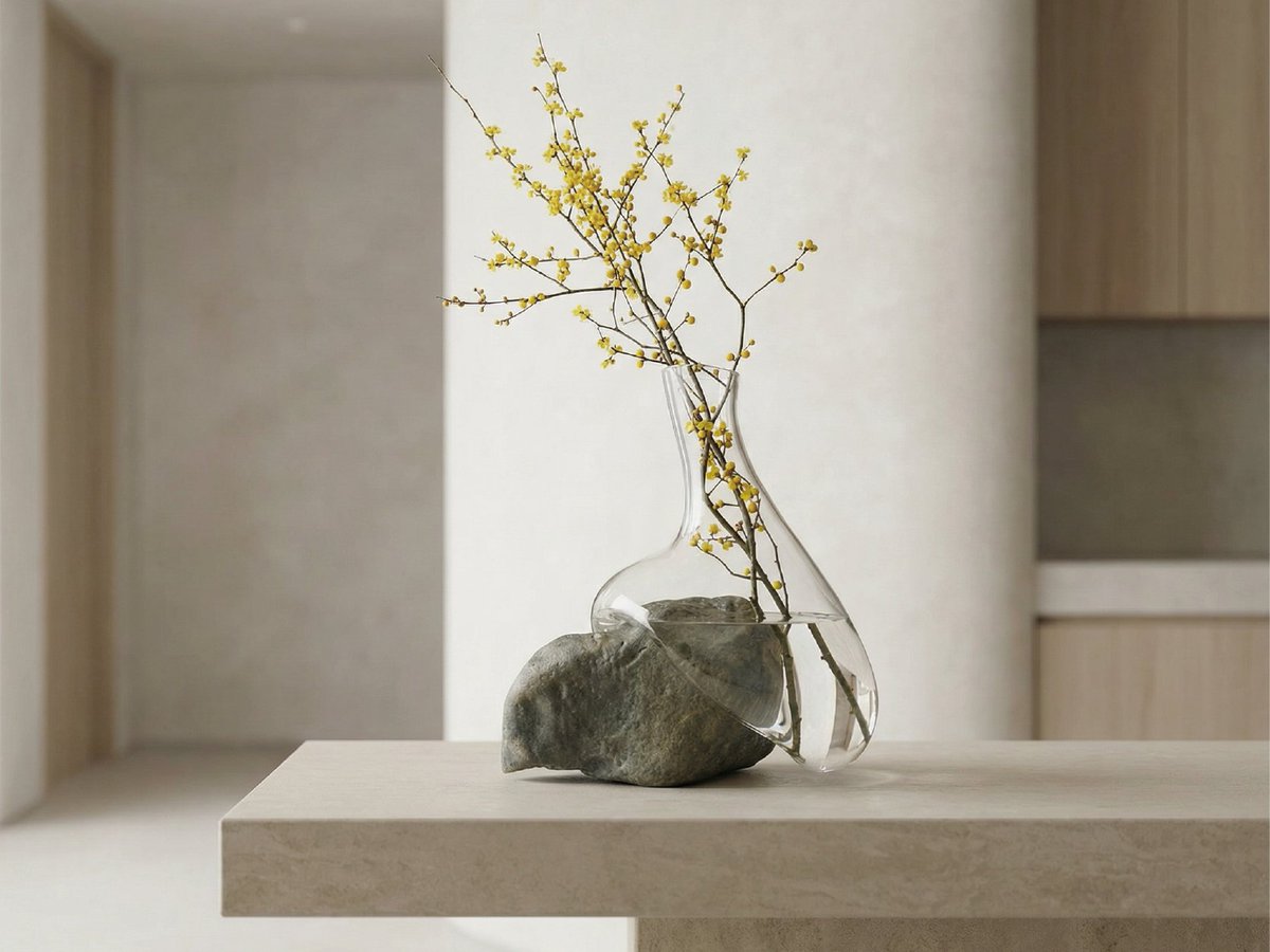 CarlsonChe855's tweet photo. This isn’t just a vase.
It’s where raw stone meets glass.
Minimal. Sculptural. Timeless.

#design #homedecor #minimalism #interiordesign https://t.co/cE53cMp8Wb