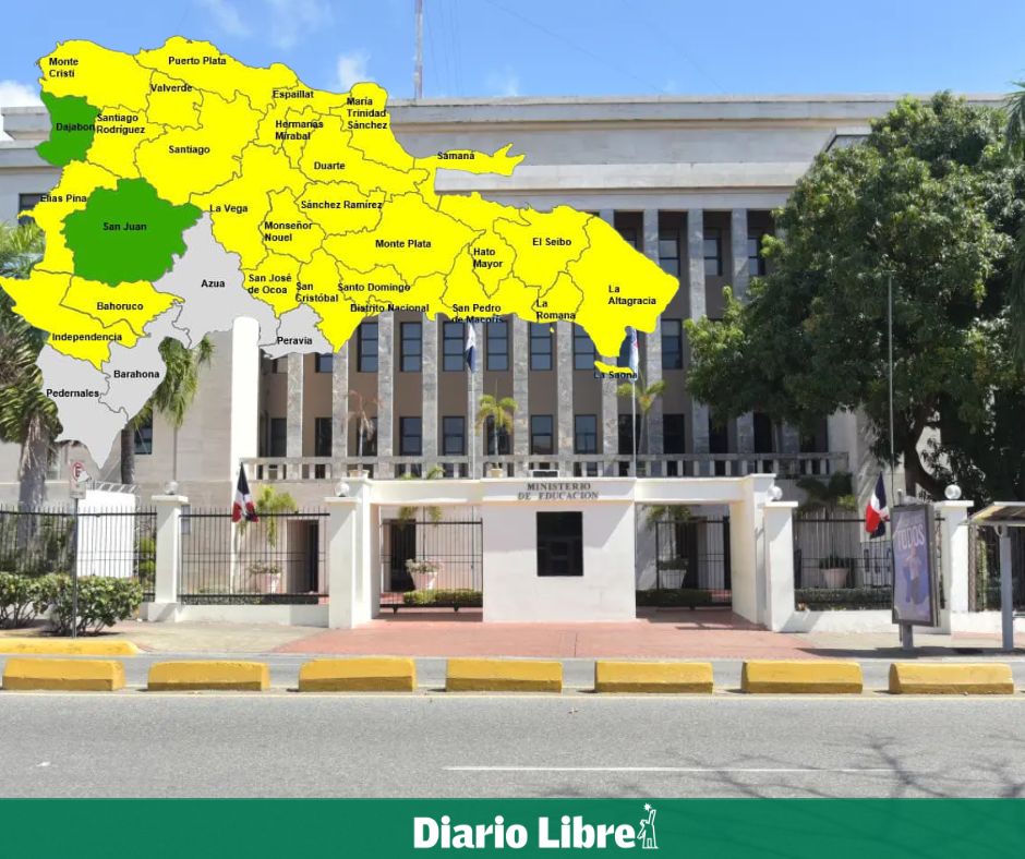DiarioLibre's tweet photo. 📚 |#EducaciónDL|  El Minerd insta a directores de centros educativos a suspender clases en zonas de riesgo por lluvias https://t.co/XvZI6HTiLK

#DiarioLibre #Minerd #ClimaRD #EducaciónRD #ActualidadRD https://t.co/2E3Bs6yn2c