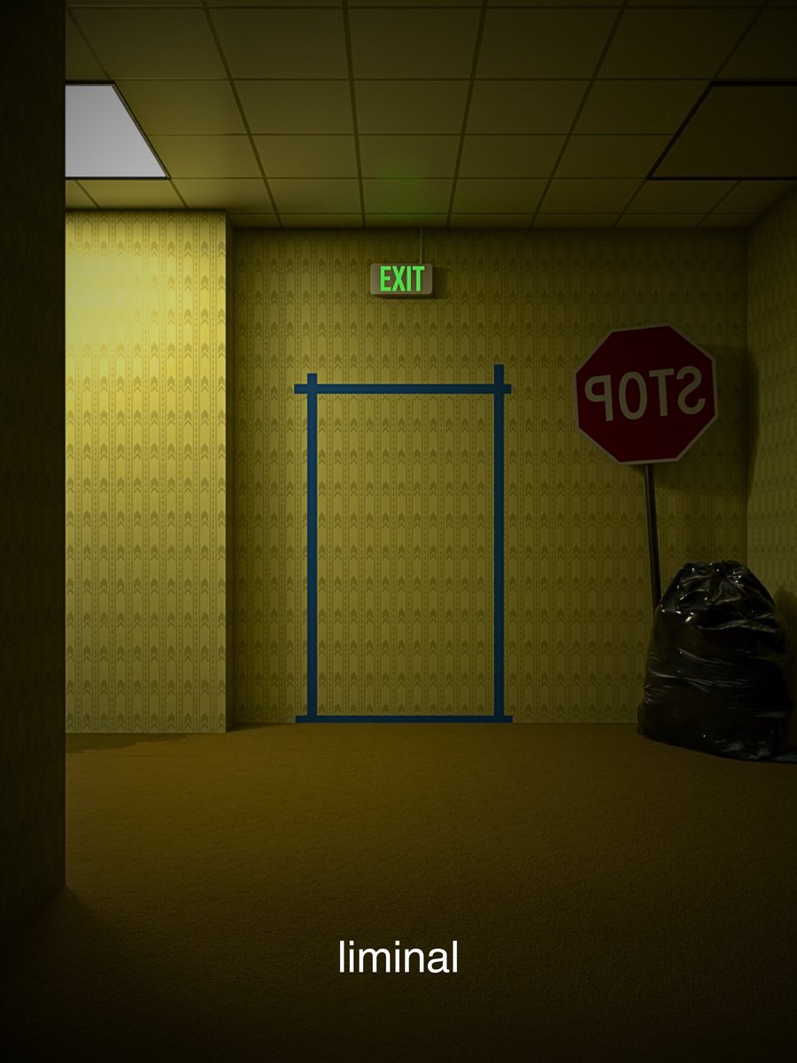 CGR_Studios's tweet image. Cool thing I made #liminal #backrooms