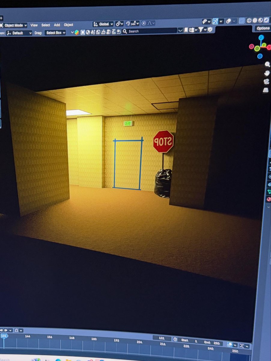 CGR_Studios's tweet image. Cool thing I made #liminal #backrooms