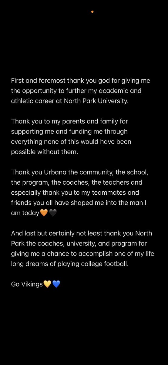 brett__inman's tweet image. 100% committed💙💛 #TheRightWay #agtg #LLW @Urbana116 @VikingsNPU @NPUFootball