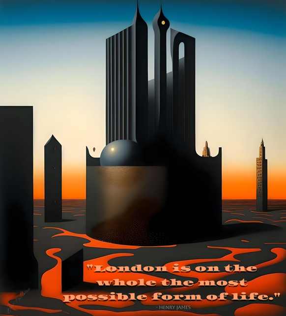 joillian2's tweet image. Fortress London #MinistryOfTruth #London #conservative - "London is on the whole the most possible form of life."