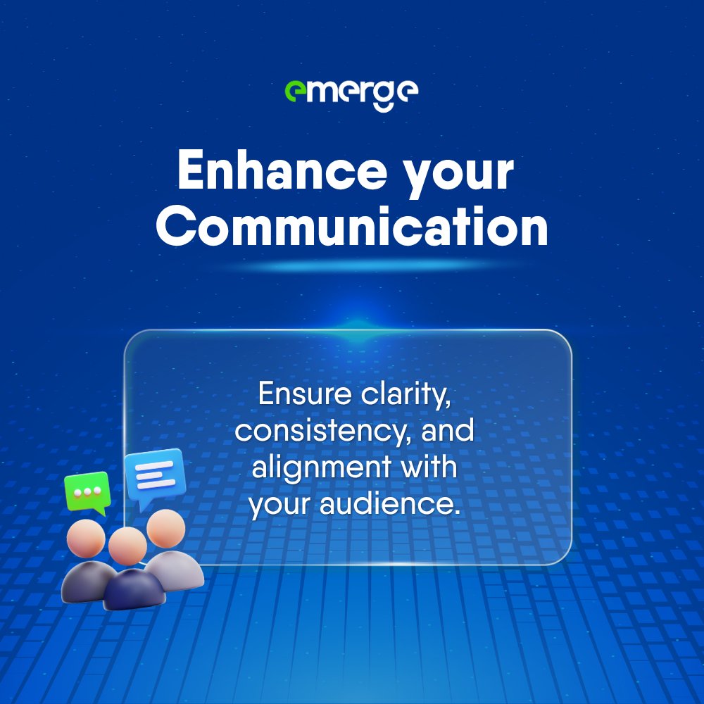getemerge's tweet photo. Clarity is the foundation for growth.📈

When your brand feels off, it’s time for you to refresh how you present yourself and engage with your audience.

📝 Partner with Emerge to enhance your brand presence.

#Emerge #BrandBuilding #ContentMarketing #DigitalGrowth https://t.co/3XqiJBZvPu