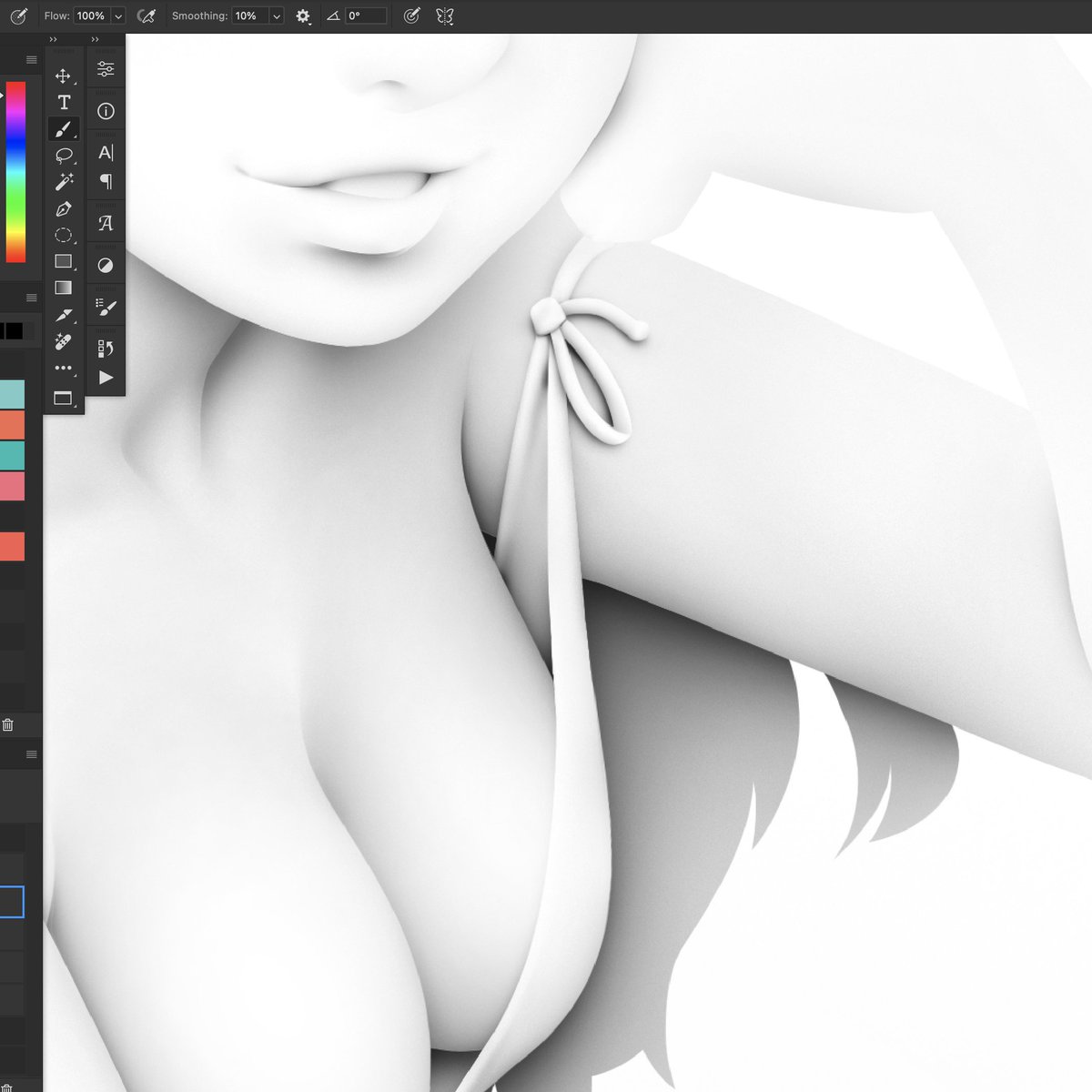 Painting my first isolated AO pass of the 2020's 😌