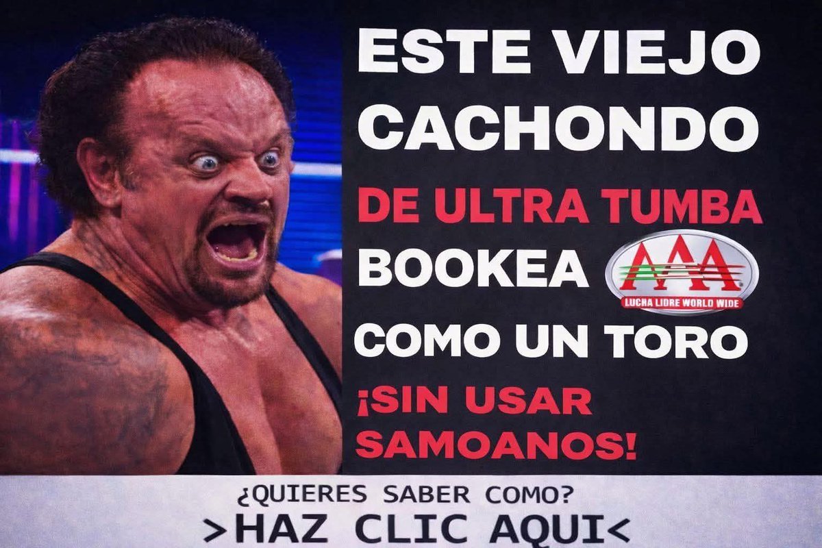 MamarrachoTrist's tweet photo. @undertaker @luchalibreaaa Que grande eres tío Undertakos https://t.co/ip0jTL1ntV