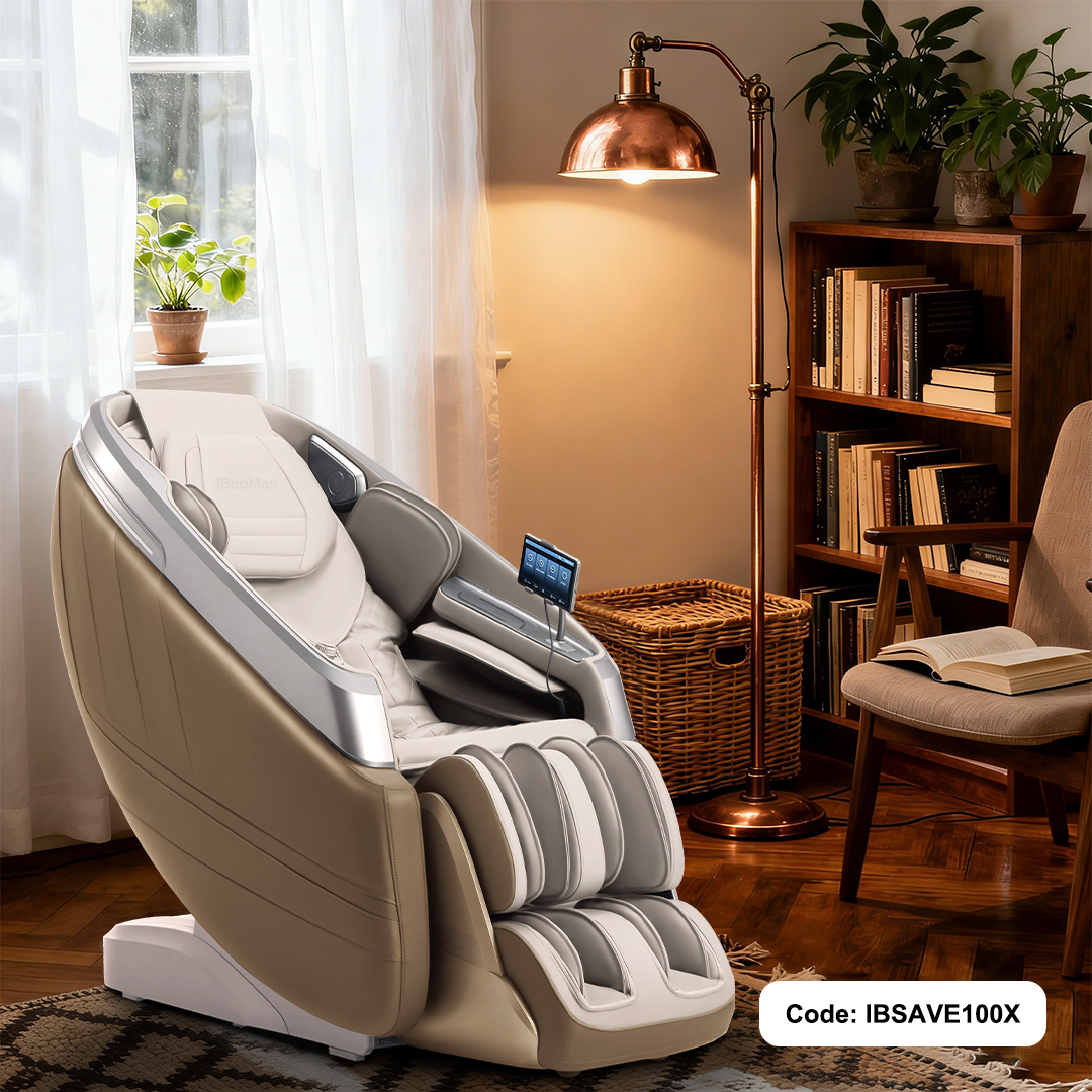 iBooMas's tweet image. People spend money on stress. 
Smart people remove it.   

iBooMas P03 Massage Chair 
💺 $2199.99 
🚚 Free Shipping 
✅ No Tax  

Only at iboomas.com 
Code: IBSAVE100X  
#MassageChair #StressRelief #SelfCare #HomeSpa #DealAlert #BackPainRelief #iBooMas #LuxuryLiving