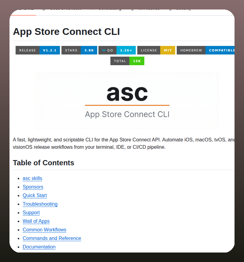 tom_doerr's tweet image. Scriptable CLI for App Store Connect automation

github.com/rudrankriyam/A…