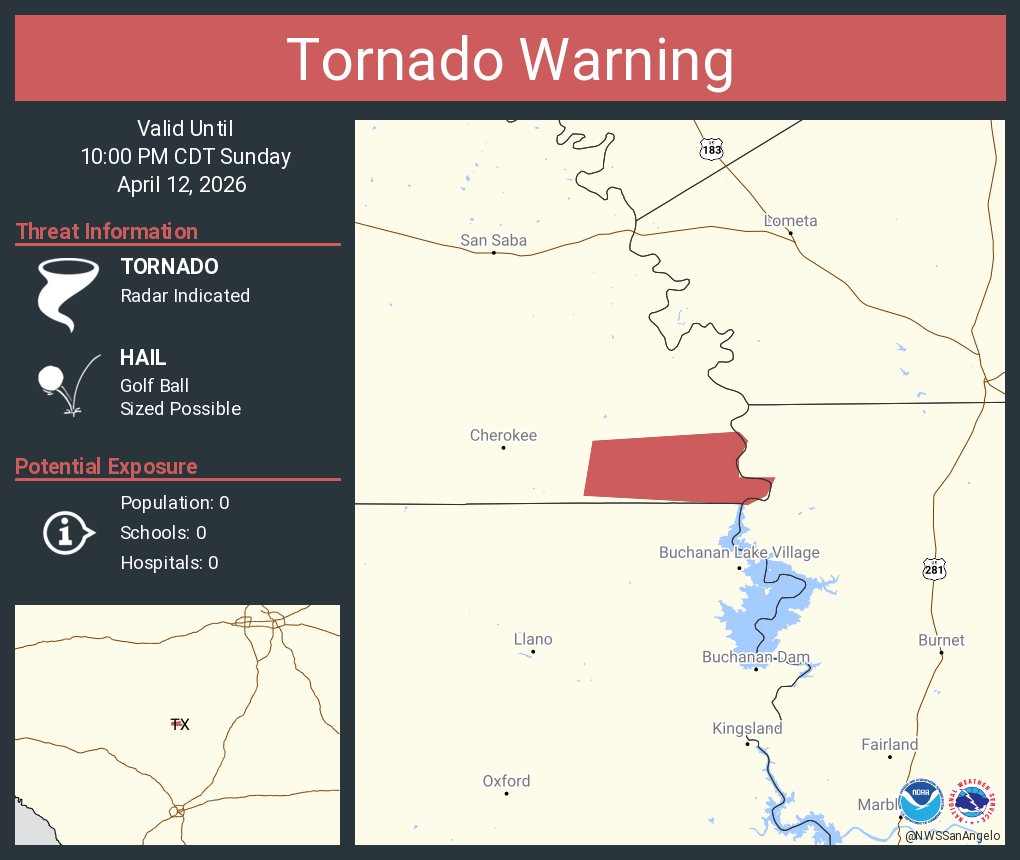 NWS Tornado tweet media