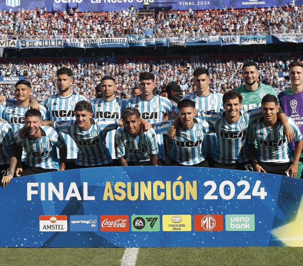 Lo que era el plantel de Racing en 2024 que:

- Solari era el 4to extremo (Carbonero, Juanfer, Salas), hoy es indiscutido
- el 4 (Martirena) juega de extremo pq no hay nadie mejor
- el 6 (Basso) juega de 3 pq trajeron uno que no puede ser titular ni con amigos

MILITO PRESIDENTE