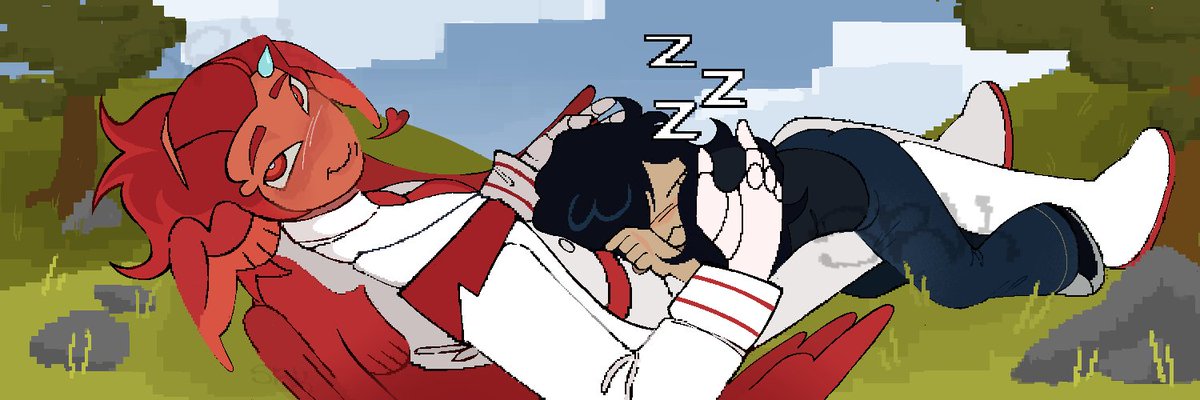 SrkSeppy's tweet image. It is here!!.. @sleeepybacon I js think they're rlly neat n cute and.. and.. 😓 This is kinda self indulgent n some proportions r off.. but I hope is good !! Two ver cuz I don know what way to make em look.. #theredwingedangel #trwa