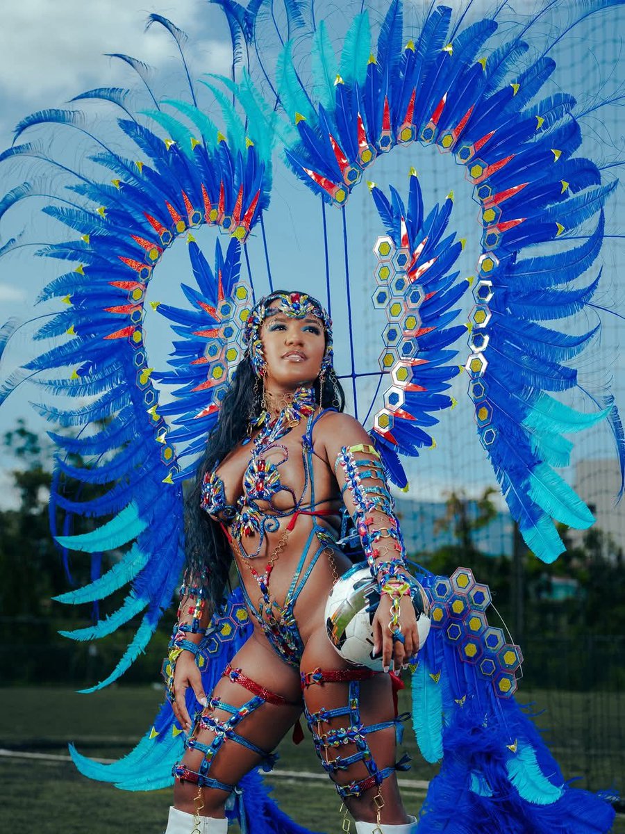 beautycarib's tweet image. Goal ketch + road mash up 😭🔥⚽️

 #Jamaica #roadmarch #Carnival2026