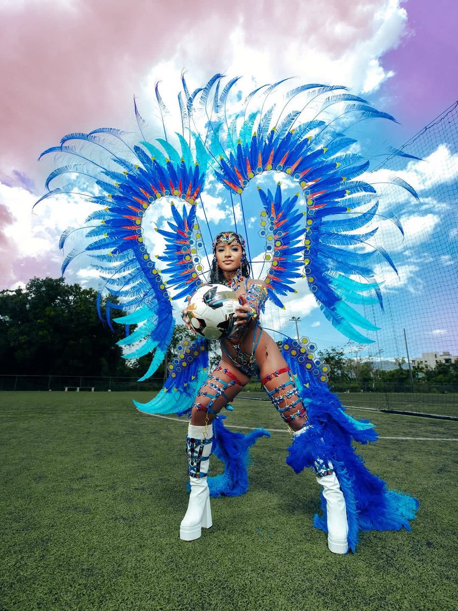 beautycarib's tweet image. Goal ketch + road mash up 😭🔥⚽️

 #Jamaica #roadmarch #Carnival2026
