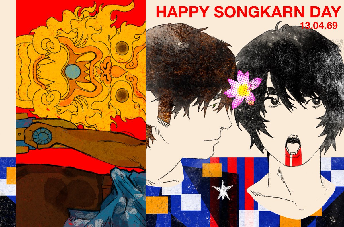CH4WT's tweet photo. Happy New Years to all of my Thai , Laos, Cambodia and Myanmar friends  #Oc https://t.co/xDBjELo2Uz