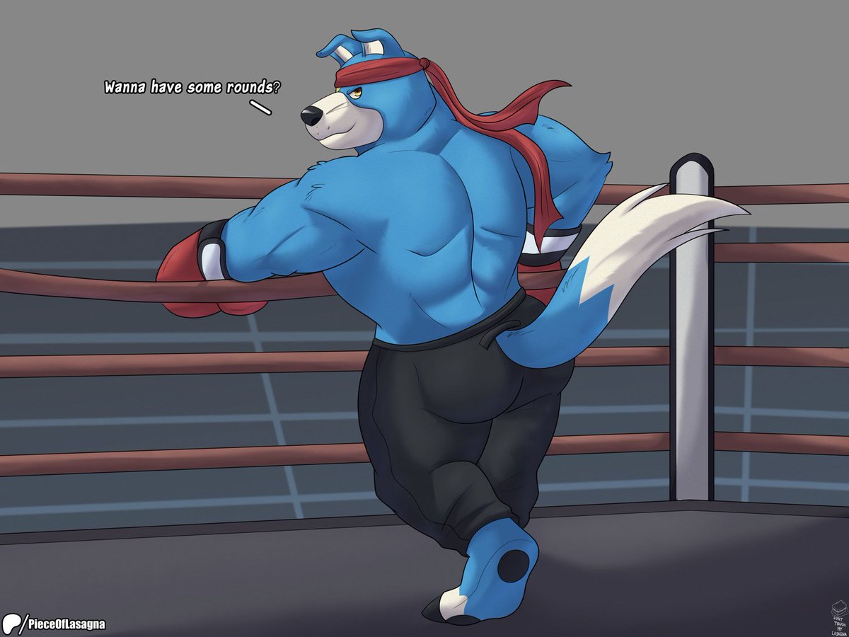 Mark is asking you for some rounds 🐶🥊